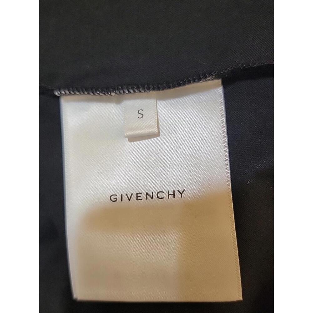GIVENCHY  Size S Women's Black Top Blouse Witn Neck Details & Shoulder Zip #C - Picture 13 of 15